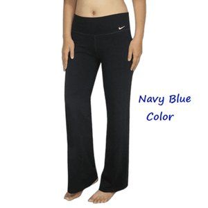 Nike Dri-Fit Women's Size XS Navy Blue Activewear Athletic Yoga Training Pants